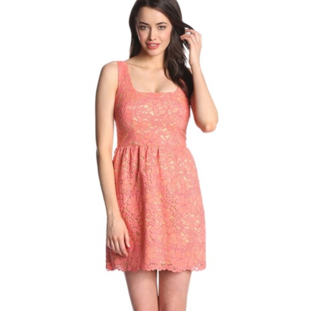 TRINA TURK NWT Gaviota Tropical Garden Lace Dress